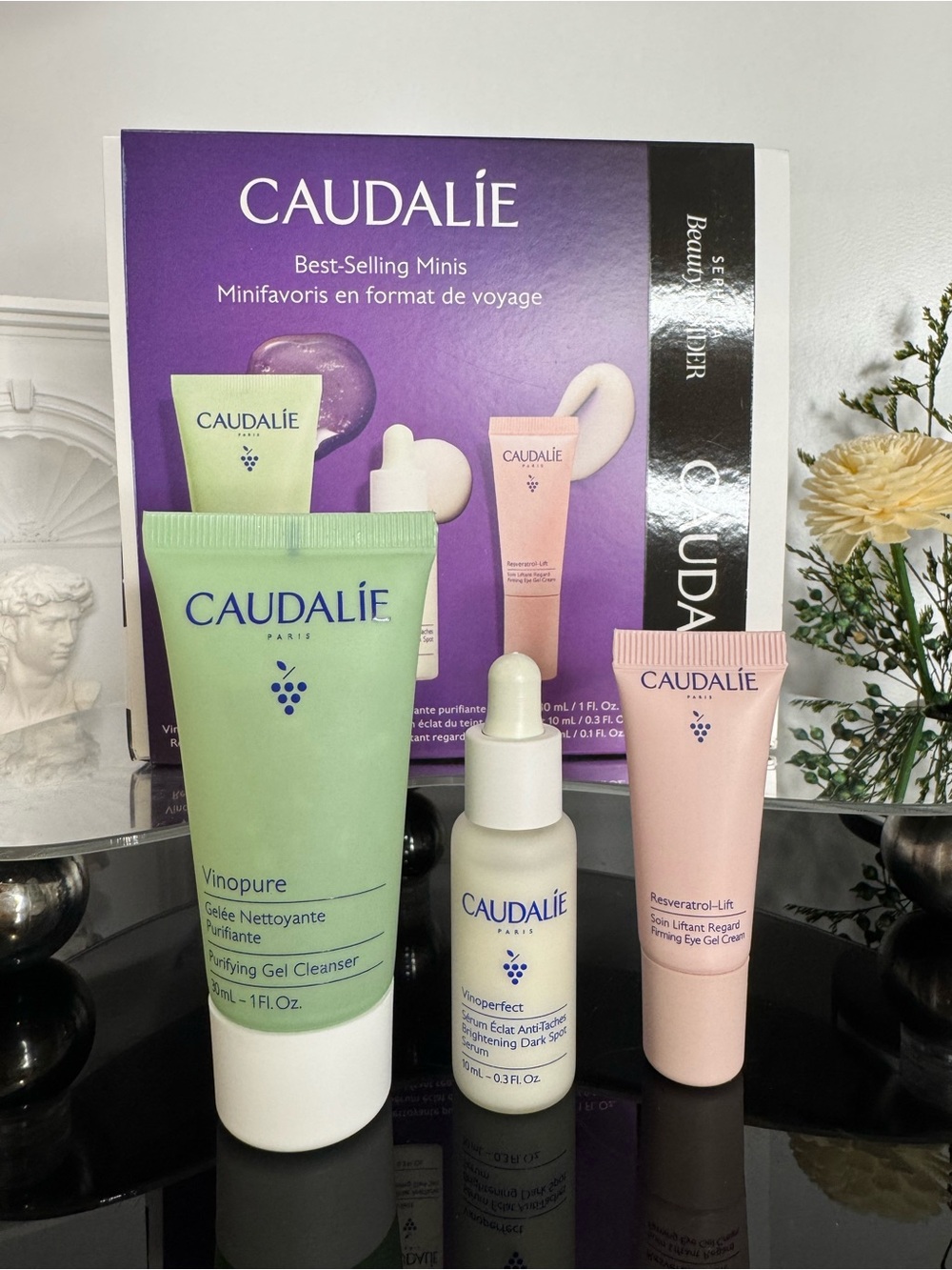 CAUDALÍE 3-PC BEST-SELLING SKINCARE MINIS